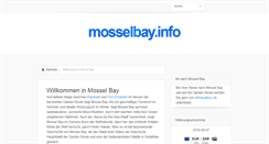Desktop Screenshot of mosselbay.info